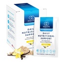 Equilife Daily Nutritional Support, All-in-One Multivitamin måltid erstatning, ren vanilla flavor, 15G planteprotein, støtter total velvære inkludert energi, digestion, & hud, 14 pakker