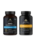 Gamle ernæring SBO Probiotika Kapsler, Ultimate, 60 greve + vitamin D kapsler, 90 telling