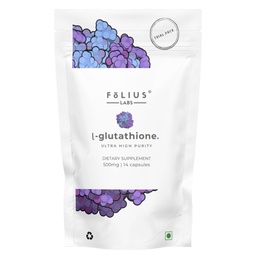 Ultra høy styrke L-Glutathion 98% Supplement - 500 mg konsentrert formel, redusert L-Glutathion Supplement - (7-dagers prøvepakke)