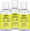 Medisinsk klasse hånd Sanitizer Gel - 97% ORGANIC - 2 FL.OZ. PAKNING 3