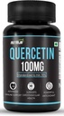Quercetin 100mg Kapsler - Standardisert til 95% høy rengjort og biotilgjengelig Supplement | Naturlig bio-flavonoider og kraftige anti-oksydanter (30 kapsler)