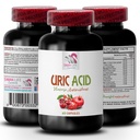 Naturlige måter å senke urinsyre - URIC-syre - Kosttilskudd for urinsyre, Kosttilskudd for å senke urinsyre, Tart Cherry Extract Kapsler, Tart Cherry piller, Grønn kaffebønner ekstrakt 1Bot 60Caps
