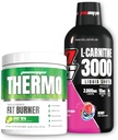 PROSUPPS Thermo fettforbrenning termogen pulver spicy Rita og 3000 L-karnitin Berry - vektkontroll og pre trening - energi, humør, aptitkontroll -