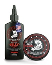 Bossman Beard Olje Jelly og avslappende Beard Balm Combo - Hammer Scent