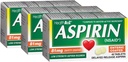 HealthA2Z® Aspirin 81 mg | Lav styrke | Enterisk belagt | smertelindring | Reduserer mindre akser muskelsmerter og krummer | Feber Reduserer hodepine (40 greve (Pack of 3))