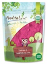 Mat til levende økologisk drage frukt pulver, 1,5 pund - ikke-GMO, pulverisert rød Pitaya, vegansk, bulk. Inneholder Maltodextrin. Rik på antioksidanter, fiber, vitamin C. Perfekt for rister, smoothie boller