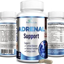 Adrenal støtte, Cortisol Manager, Adrenal helse, opprettholde balanserte kortisol nivåer, stress relief Supplement med Ashwagandha, L-tyrosin - 60 kapsler