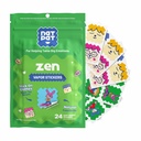 NATPAT Zen Patch Mood beroligende klistremerker for barn og voksne - kjemisk og narkotikafri, Mood Support for avslapning, rolig og emosjon regulering - BuzzPatch Natural Patch (24 Pack)