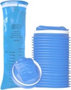 HCS Emesis Vesker Disposable - Premium, sykehus klasse, voksne og barn - Vomit Vesker disponerbar for bil, reise, hjem bruk - Kast opp, Barf, Puke - 24, Sterk (40 fl oz)
