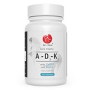 ADK vitamin Supplement med nettverk Antioksidanter - A, D3, K2 (MK-7 Non-Soy) og E med CoQ10 og Alpha Lipoic Acid - for visjon, sterke bein og tenner, og immun støtte - D3 5000 iu Complex