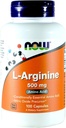 Nå Mat Arginine 500 mg, 100 kapsler (pakke med 2)