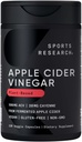 Idrettsforskning Apple Cider Vinegar med Cayenne Pepper | laget av økologisk fermentert Apple Cider - Ikke-GMO-prosjekt Verifisert og Vegansk Certified (120 Veggie Capsules)
