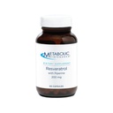 Metabolsk vedlikehold Resveratrol med Piperine - Trans Resveratrol Supplement kapsler for antioksidant + kardiovaskulær støtte, Ingen fyllstoffer, 200 mg Trans-Resveratrol per dose - 60 kapsler