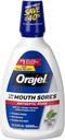 Orajel Antiseptisk Munn Sore Rinse, 16 Fluid Oz