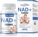 NAD Supplement liposomal for kvinner: NAD+ Supplement med Resveratrol 550MG støtte Cellular Repair Support Energi og sunn aldring