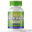 Zeolit ren kapsler | Zeolit detox, ekstra styrke | ren, full kropp rengjøring for kvinner, menn | Aktivert organisk, mat klasse clinoptilolitt pulver 94%, 90 Caps (81 gram), 6 Wk til 3 Mo forsyning
