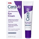 CeraVe huden fornyende øye krem for krukker, under øyet krem med peptider + koffein + niacinamide, for krukker og crows føtter, paraben gratis og opthalmolog testet