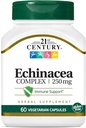 21st Century Echinacea Extract Veg Kapsler, 60 greve