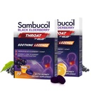 Sambucol Black Elderberry Throat Lozenge - med Honning, Vitamin C & Sink, Elderbær Lozenges Sore Throat & Cough, Soothes Scratchy Throat, Myk & Chewy - 2 pakke (40 Total Pastilles)
