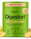 Feel Goods Gut Guardian, Organisk fiber, Probiotiske og prebiotiske pulver, sukkerfri, urter for Bloat, Gut helse støtte, Digestiv helse for menn og kvinner, Ikke GMO, Vegan, Lemon Ginger, 30 Services