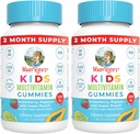 MaryRuth Organics Kids Multivitamin Gummies | 2 måneders forsyning | Sukker Gratis | Barn og tilhengere Alder 2+ | Essential Vitaminer C, D3, Sink | 60 Count | 2 Pack