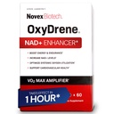 Novex Biotech Oxydren NAD + Enhancementer - naturlig kosttilskudd som fremmer metabolisme og kardiovaskulær støtte for menn og kvinner - (60 kapsler)