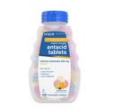 Stor regelmessig styrke antacid tabletter - kalsiumkarbonat 500 mg - Assortert frukt flavor - 150 Chewable Count (1 pakke)