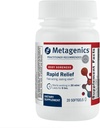 Metagenics Rapid Relief - Herbal Softgel med gurkemeie og boswellia - støtter rask relief for muskel, rygg & felles diskomfort* - Narkotikafri, ikke-GMO, Glutenfri - GMP-sertifisert fasilitet - 20 Softgels