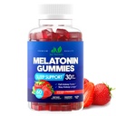Melatonin 30mg Gummier for voksne (60 serveringer) - Maks styrke sovestøtte med 30 mg Melatonin Per Gummy - Glutenfri, sukker-fri, ikke-GMO, 100% vegetarian, Jordbær Flavor - 60 Gummies
