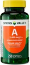 Vitamin A Softgels, 2400mg, 250 Count + Bærbar Pill Container (2 varer)