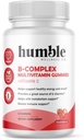B-Complex Multivitamin Gummies + vitamin C: Vitamin B12, B7, B6, B3, B5, B9. Støtte Energi og Mood, Metabolisme Støtte, Immunstøtte, Glutenfri, Ikke GMO, Vegan, 30 Services