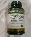 Naturens Bounty Cranberry Plus Vitamin C, 4200 mg, Softgels 250 ea (Pack of 2)