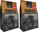 Majesty's Omega Wafers - Superior hest / equine hud, Coat og immunstøtte Supplement - Omega 3, 6, 9 og Biotin (Peppermint, 2 pakke(120 antall totalt))