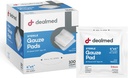 Dealmed 4 'x 4 '' sterile gaupze pads (100 greve) disponerbare og individuelt ompakkede medisinsk gaupze pads, sårpleie produkt for førstehjelpssett og medisinske fasiliteter (pakke med 1)