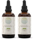HerbEra Stephania Root B120(2pcs) alkohol-fri urteekstrakt Tinktur, konsentrert flytende dråper Naturlig Stephania Root (Stephania Tetrandra) Tørket rot (2x4 fl oz)
