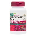 Natures Plus Herbal Actives Red Yeast Rice, Extended Release - 600 mg, 60 Mini Tabletter - Herbal Supplement - Vegan, Vegetarisk, Glutenfri - 30 Serveringer