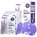 Damp Eye Mask, 10 pakker Heated Eye Mask, Selvoppvarming Eksponerbar SPA Varm Kompress for øyne søvnmaske, Soothing Motic Heat Eye Masker, Reise Essentials & Relaxation Gaver (Lavender Scent)