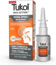 TUKOL Max Action Nasal Spray, Oxymetazoline Nasal Decongestant Spray for voksne, Fast Stuffy Nese & Sinus Congestion Relief, 12-Hour Nese Spray Decongestant, 0,5 fl oz