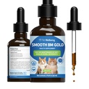 Kjæledyr velvære glatt BM Gull for katter - Gentle Acceleration Relief for feliner - Naturlig Herbal Supplement 2 oz (59 ml)