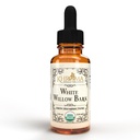 Khroma Herbal produkter Organisk Hvit Willow Bark 30 Serveringer - 800 MG Per Serving - 2 FL OZ Væske i en glassflaske - Salix Alba