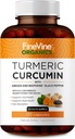 Turmeric Curcumin med BioPerine Black Pepper og Ginger - laget i USA - 120 vegetariske kapsler for avansert absorpsjon, Joints Support