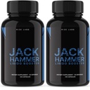 Rize Labs - Jack Hammer Libido Booster Supplement for menn, kraftig all naturlig formel for å forbedre ytelse (120 kapsler)