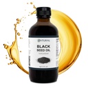Zatural svart frøolje Nigella Sativa kaldt presset cumin olje digestion, hud, hjerne, immune, ledd og mer (8 fl Oz)