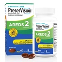 PreserVision AREDS 2 Øyevitaminer, #1 Eye Doctor Anbefalt merkevare, Lutein og Zeaxanthin Supplement med vitamin C, vitamin E, sink og kobber, 60 Softgels (Minigel)