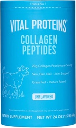 Vitale proteiner kollagen peptider uslavored kosttilskudd (Net Wt 24 Oz),