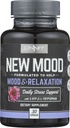 Onnit New Mood Dietary Supplement, Mood & Relaxation, Daglig stress støtte, Glutenfri, 30 kapsler