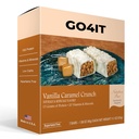 GO4IT Helsemåltid Utskiftningsbar, Høyt Protein Ernæring Bar, Høy Fiber, Low kalorier, KETO vennlig, On-the-go, Vekttap Mat Bar, 7/Box - (Vanilla Caramel Crunch)