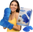 CREATRIL Microwavable Therapy Mittens Naturlig Uscented Hansker Moist Heat Therapy for Raynauds Arthritis Finger Smertelindring