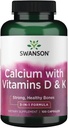 Swanson Tricalcium Kompleks med vitaminer D & K 100 kapsler
