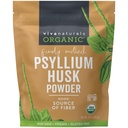 Viva Naturals Organic Psyllium Husk pulver, 24 oz – Fin grunn, uflavorert, Vegan, Keto, Paleo, Ikke-GMO Plantebasert Superfood, god kilde til fiber for Glutenfri Baking, Juices & Smoothies